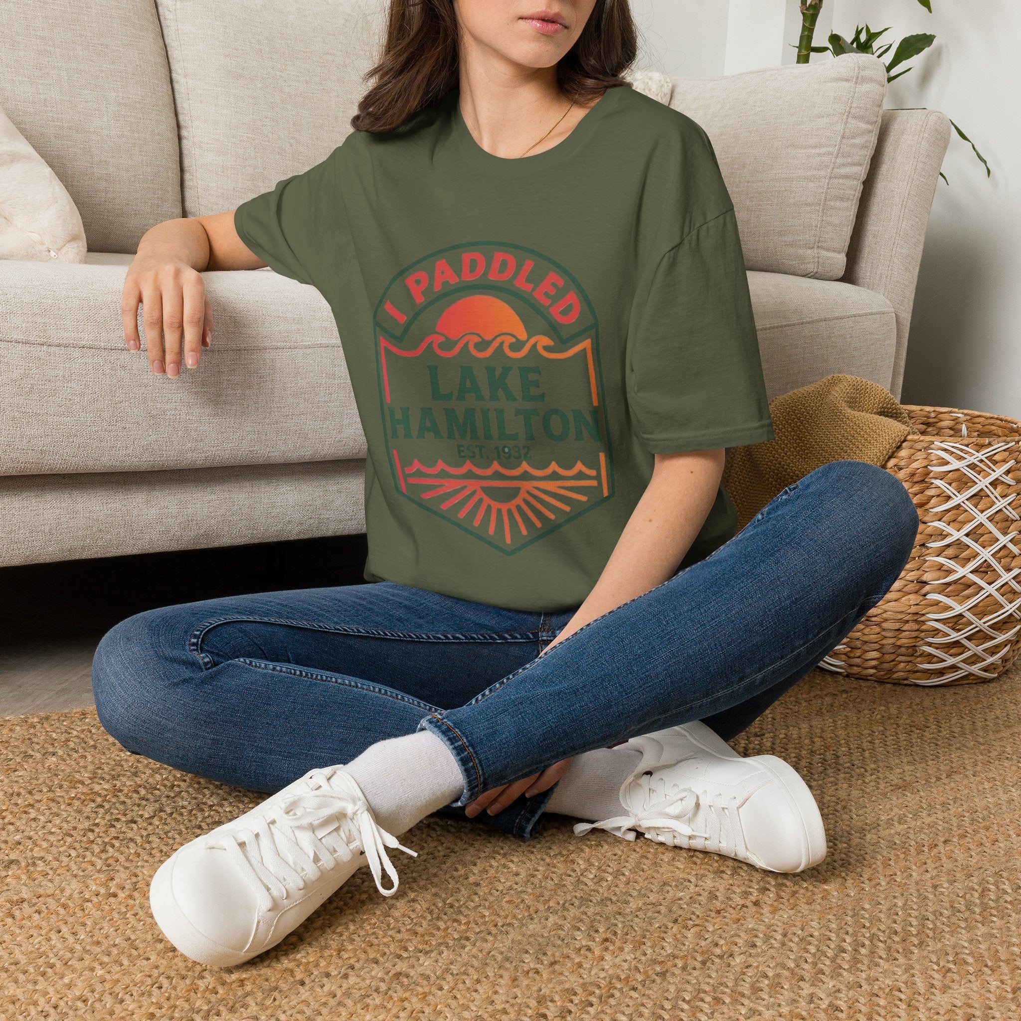"I Paddled Lake Hamilton" Unisex Softstyle T-Shirt