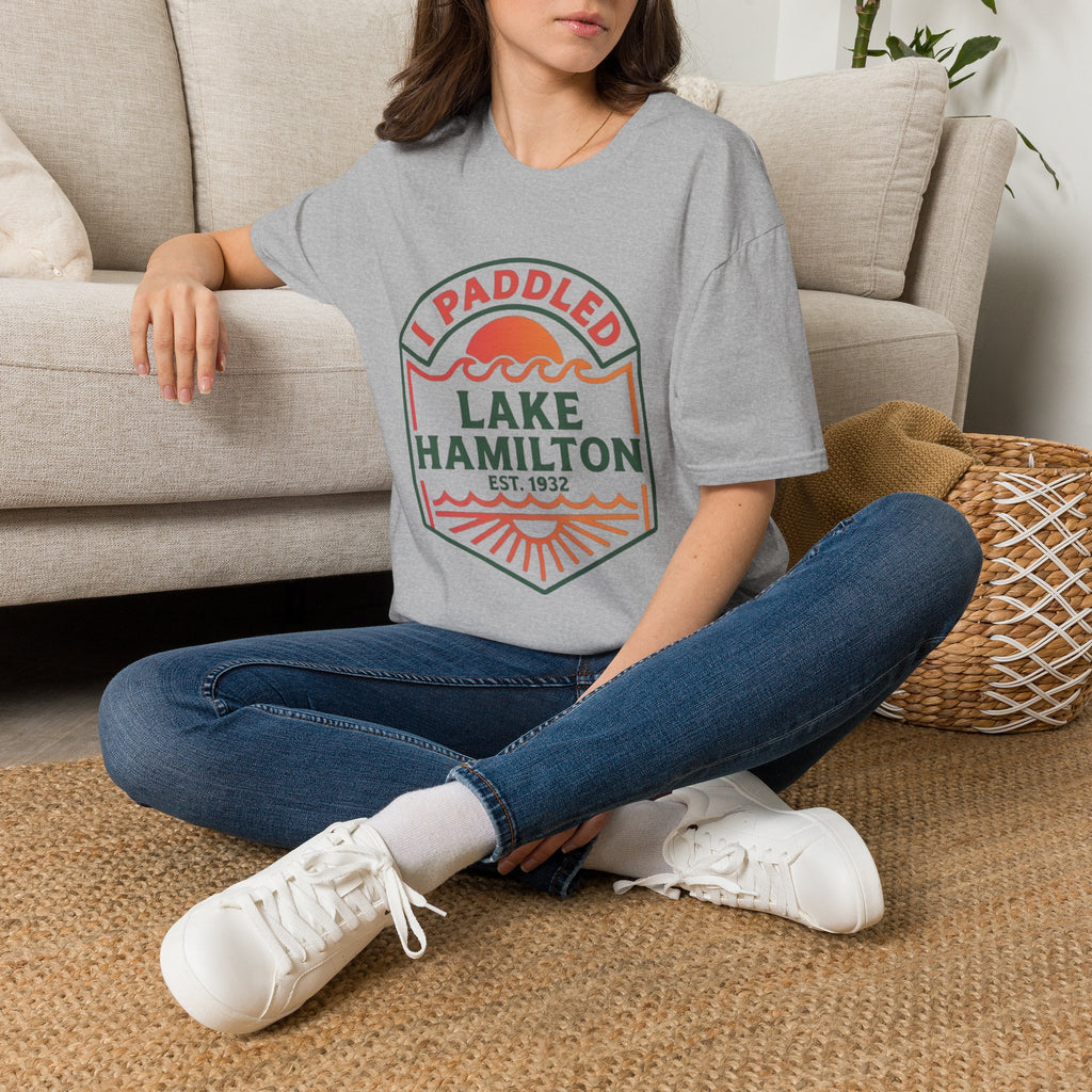 "I Paddled Lake Hamilton" Unisex Softstyle T-Shirt