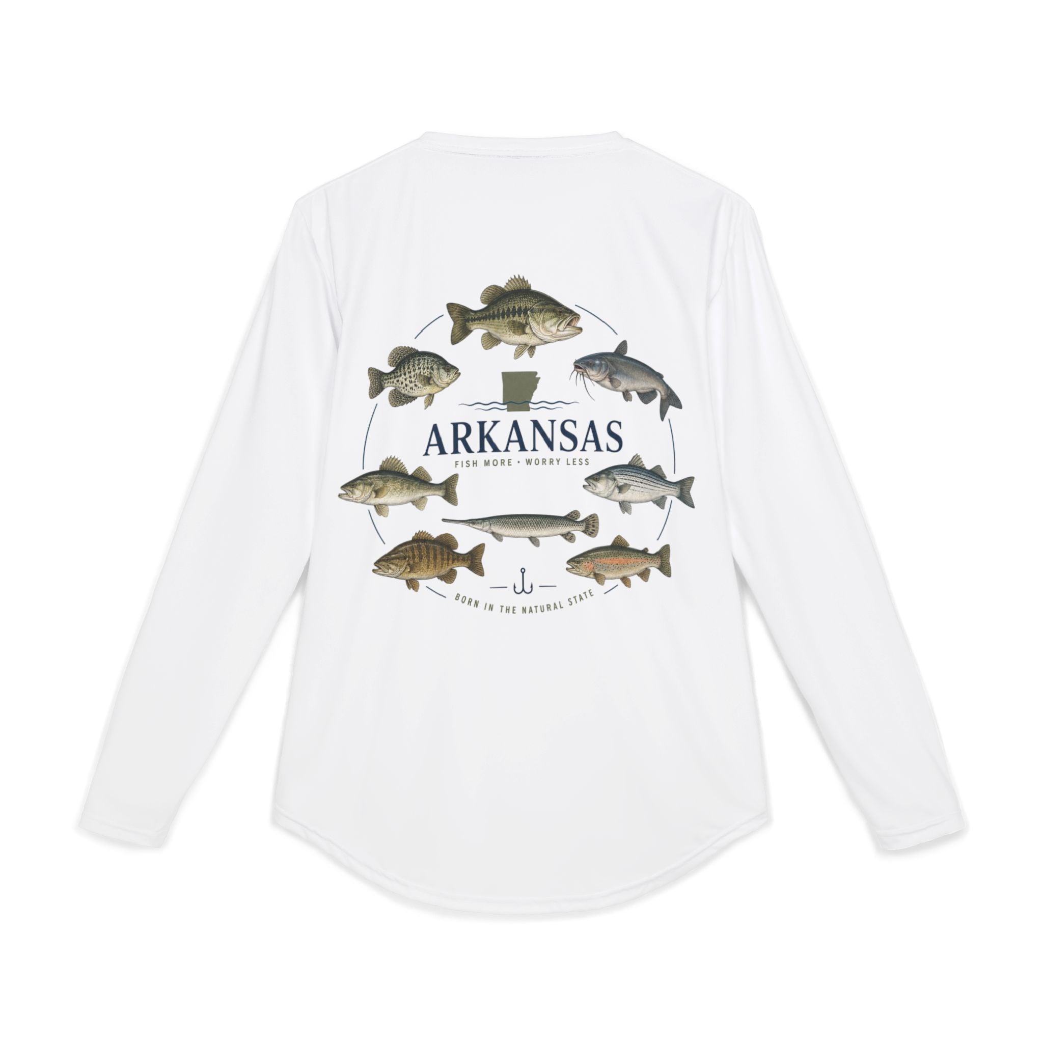 Men's Arkansas Fishing UV Protection Long Sleeve Shirt
