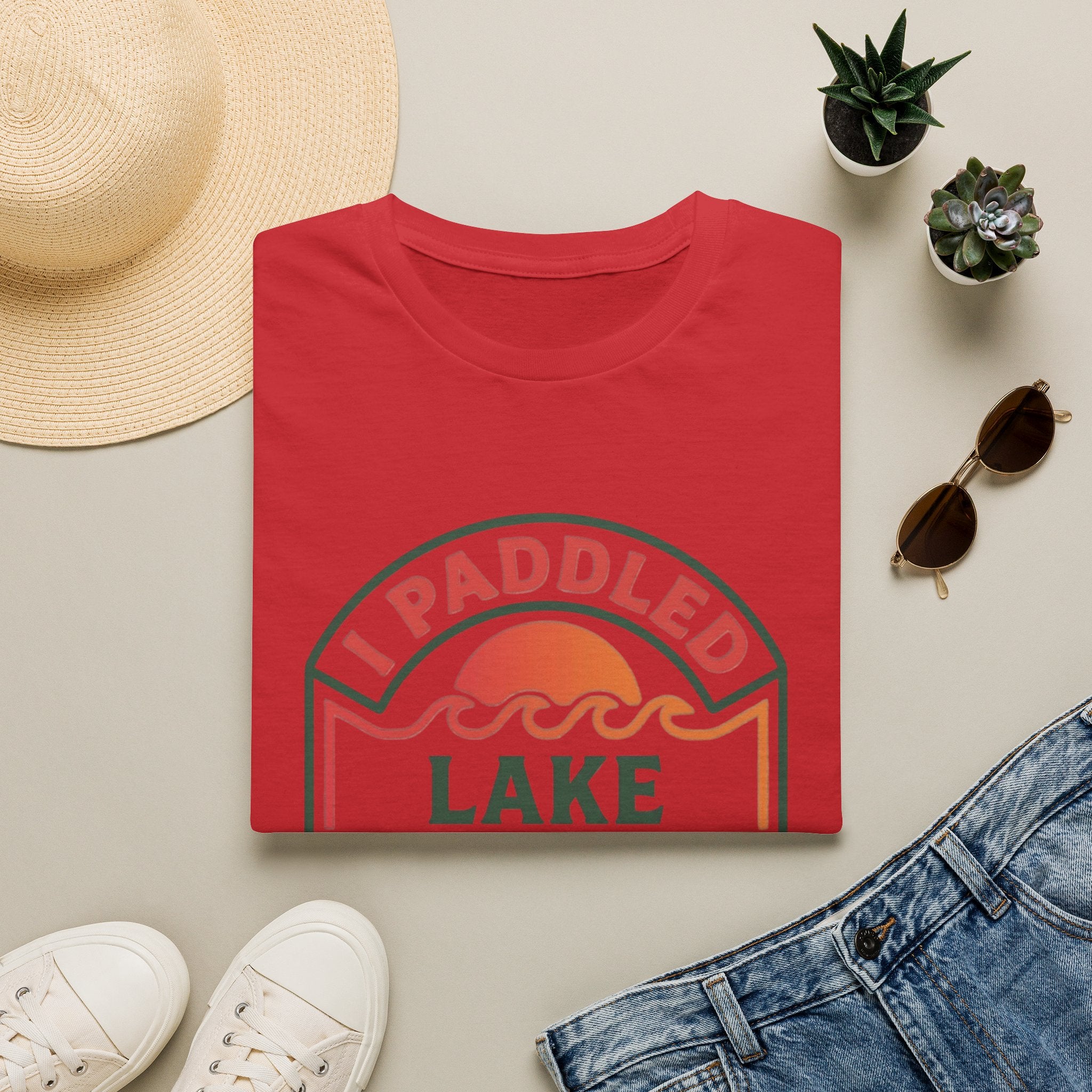 "I Paddled Lake Hamilton" Unisex Softstyle T-Shirt