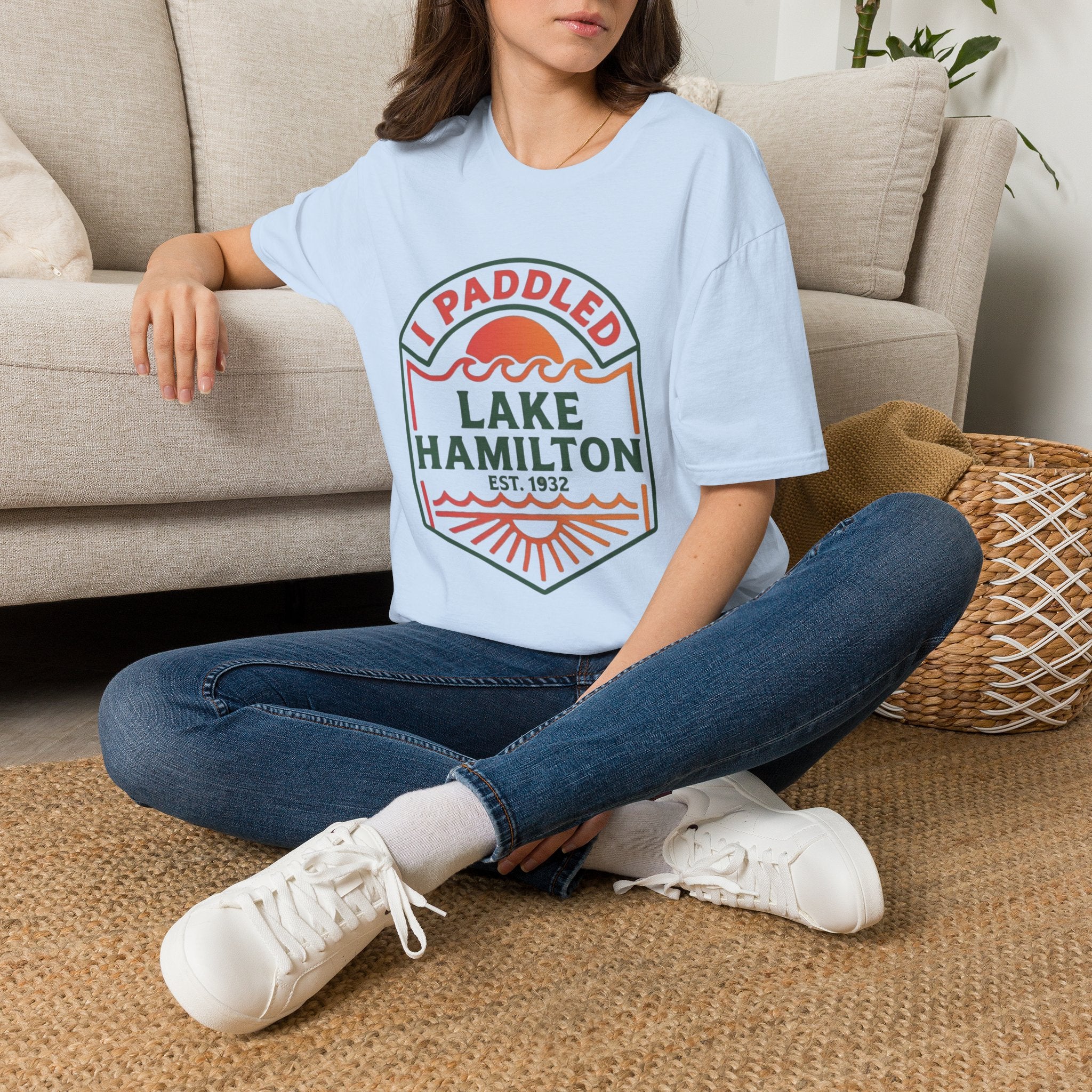 "I Paddled Lake Hamilton" Unisex Softstyle T-Shirt