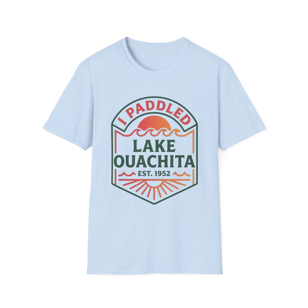 "I Paddled Lake Ouachita" Unisex Softstyle T-Shirt