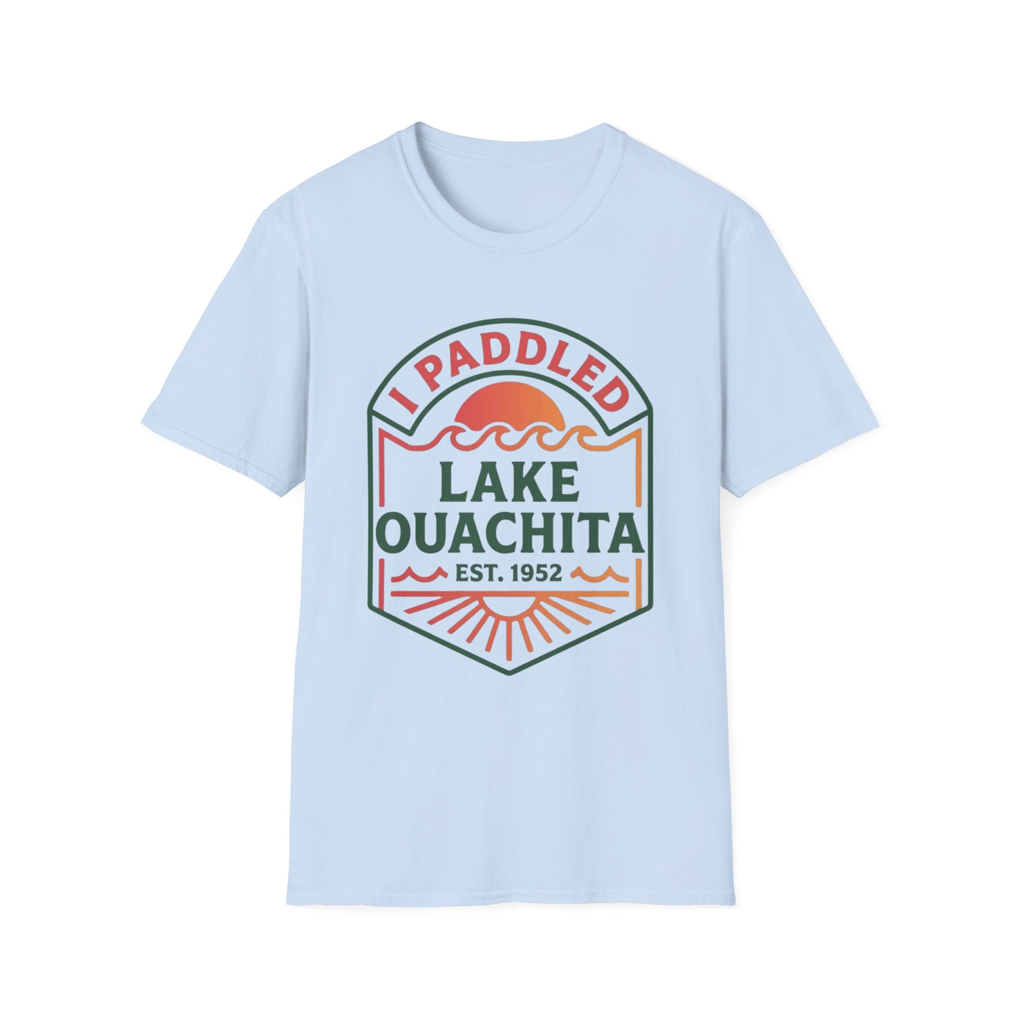 "I Paddled Lake Ouachita" Unisex Softstyle T-Shirt