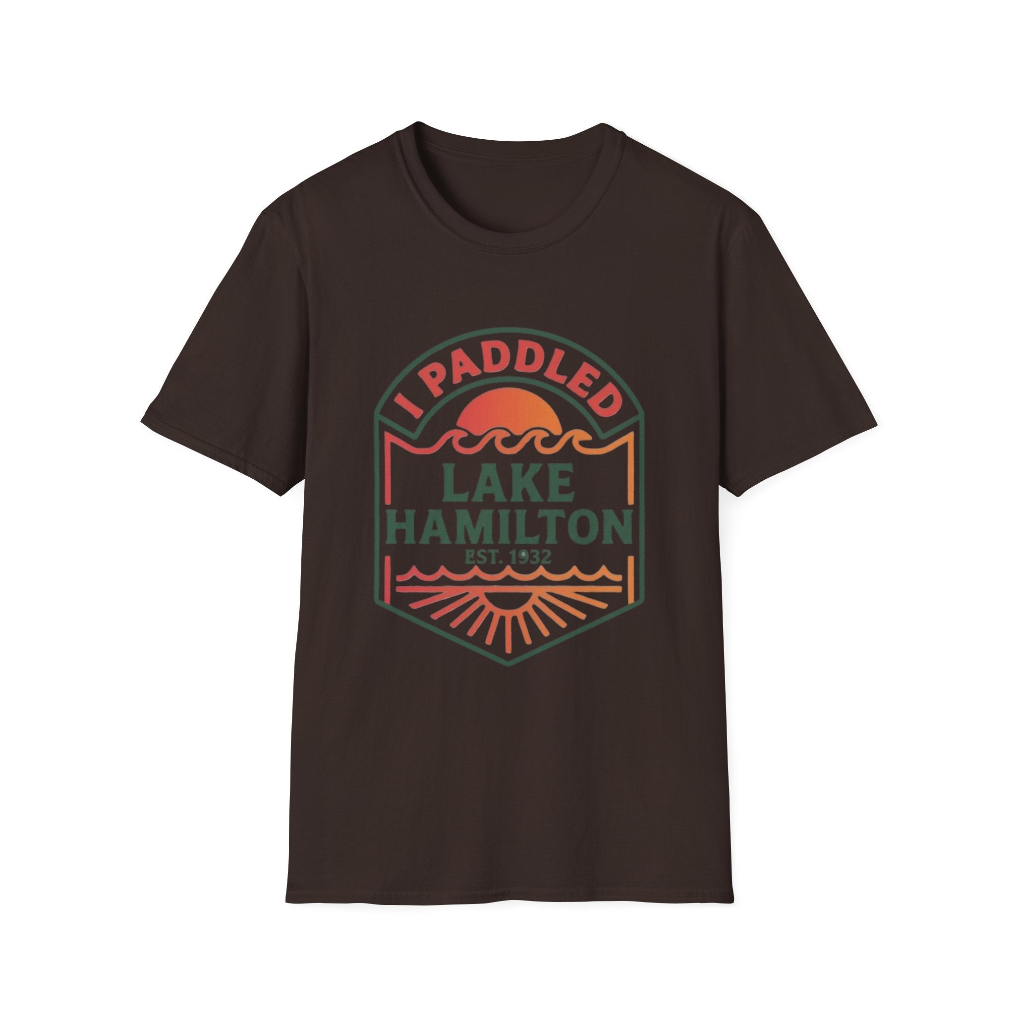 "I Paddled Lake Hamilton" Unisex Softstyle T-Shirt