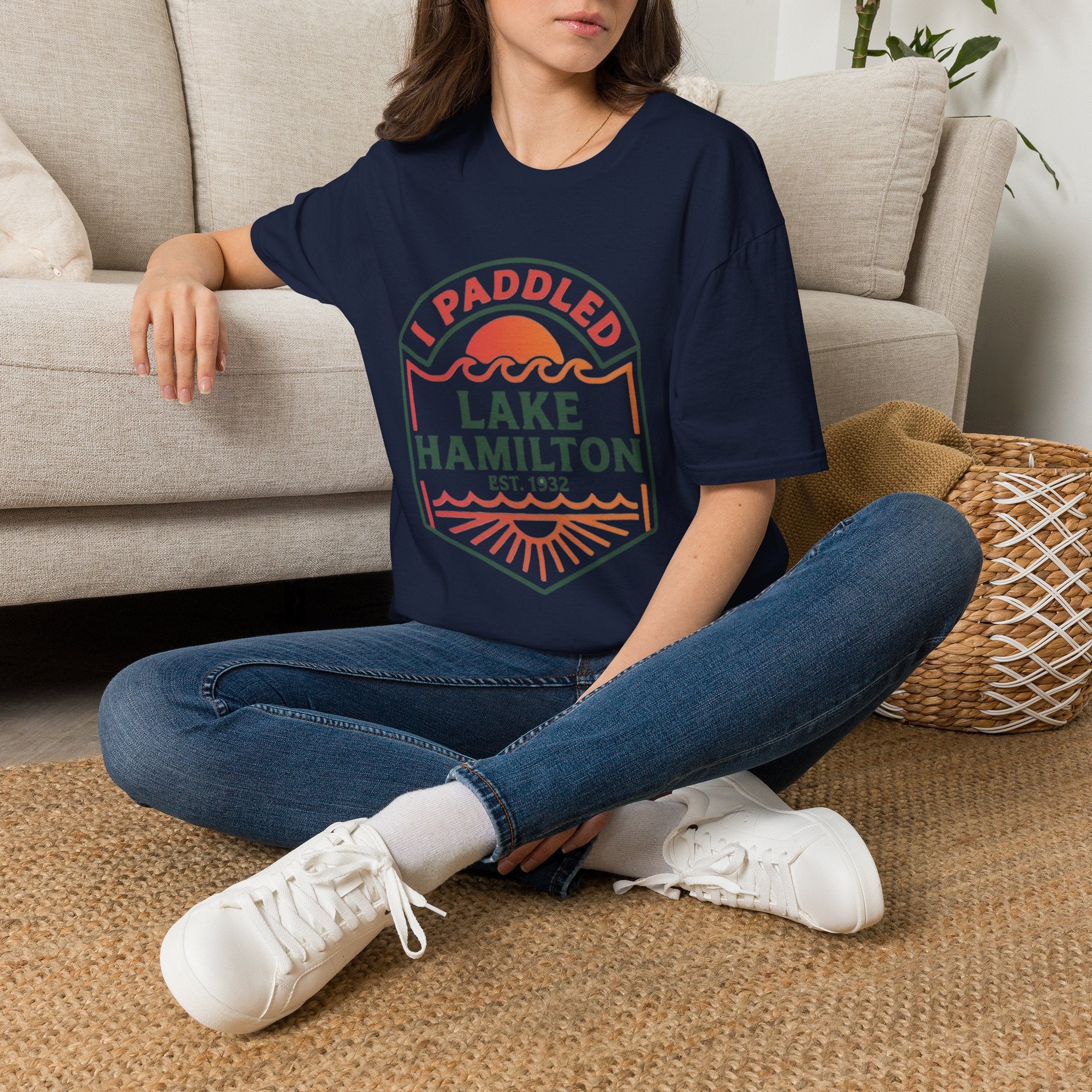 "I Paddled Lake Hamilton" Unisex Softstyle T-Shirt