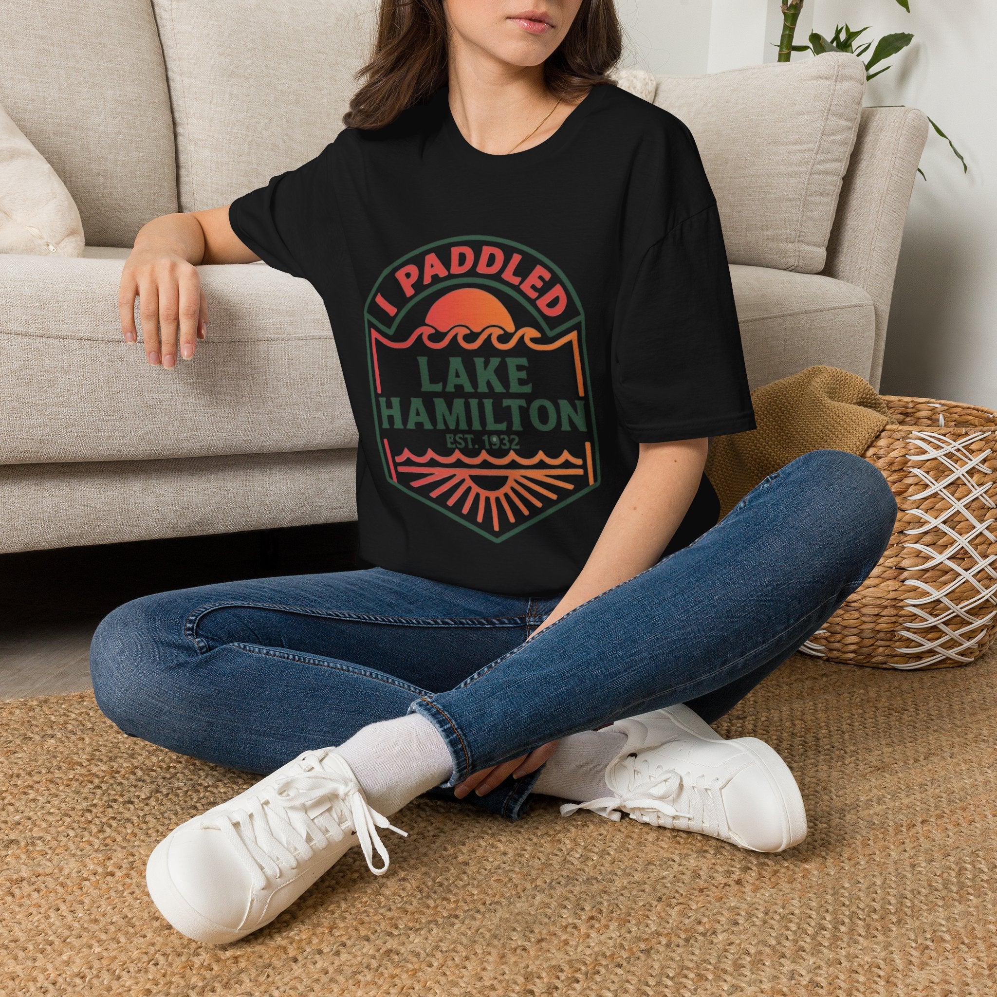"I Paddled Lake Hamilton" Unisex Softstyle T-Shirt