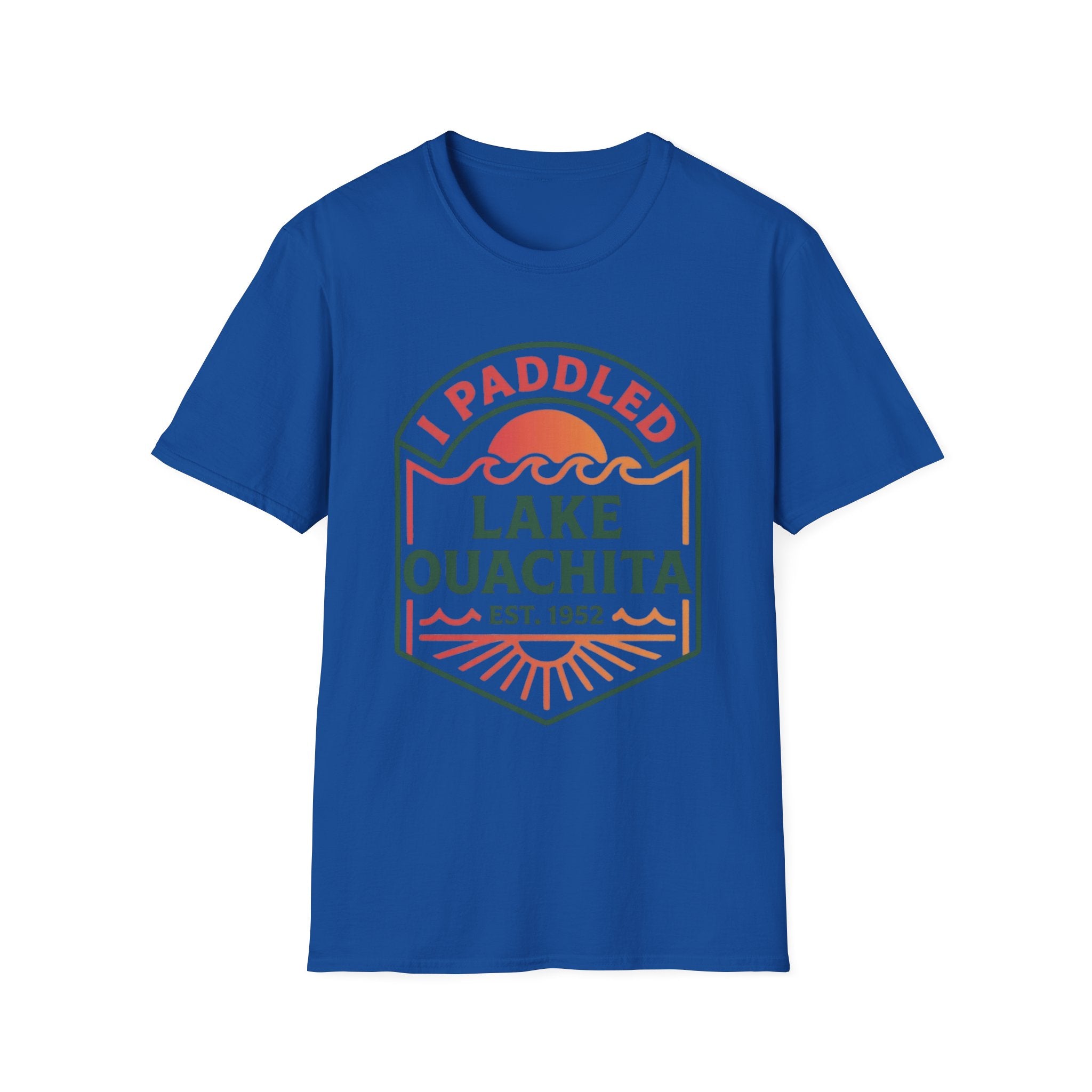 "I Paddled Lake Ouachita" Unisex Softstyle T-Shirt