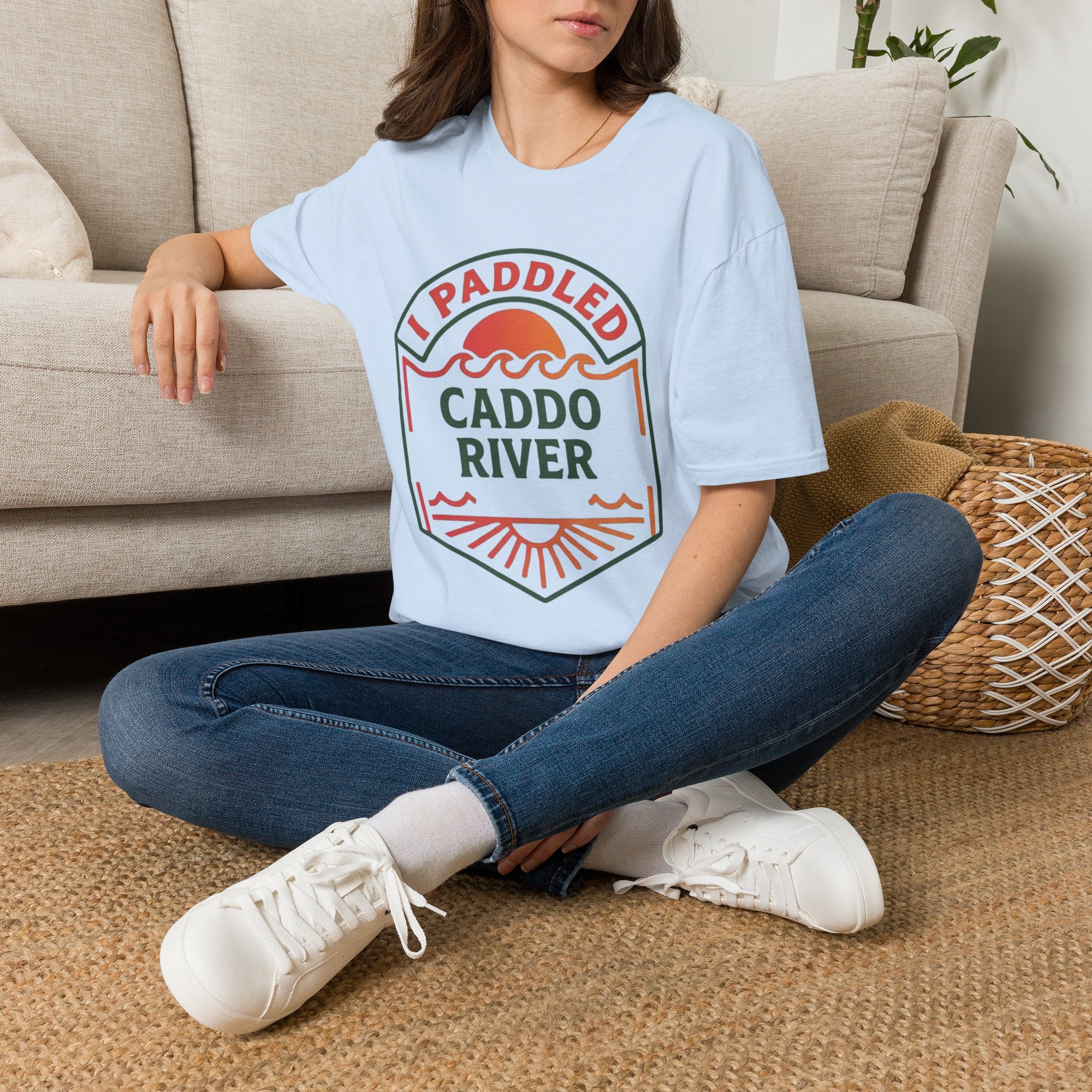"I Paddled Caddo River" Unisex Softstyle T-Shirt
