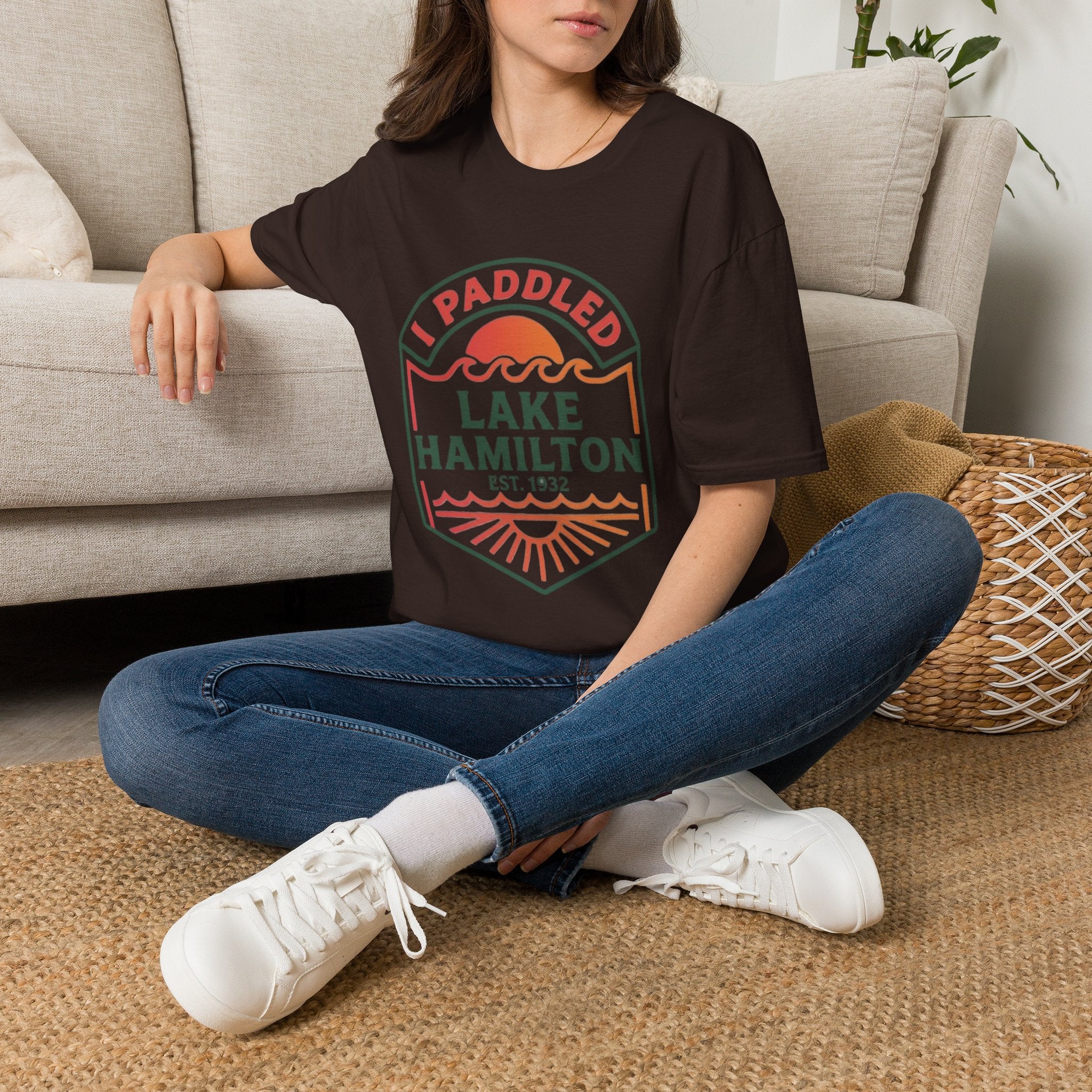 "I Paddled Lake Hamilton" Unisex Softstyle T-Shirt