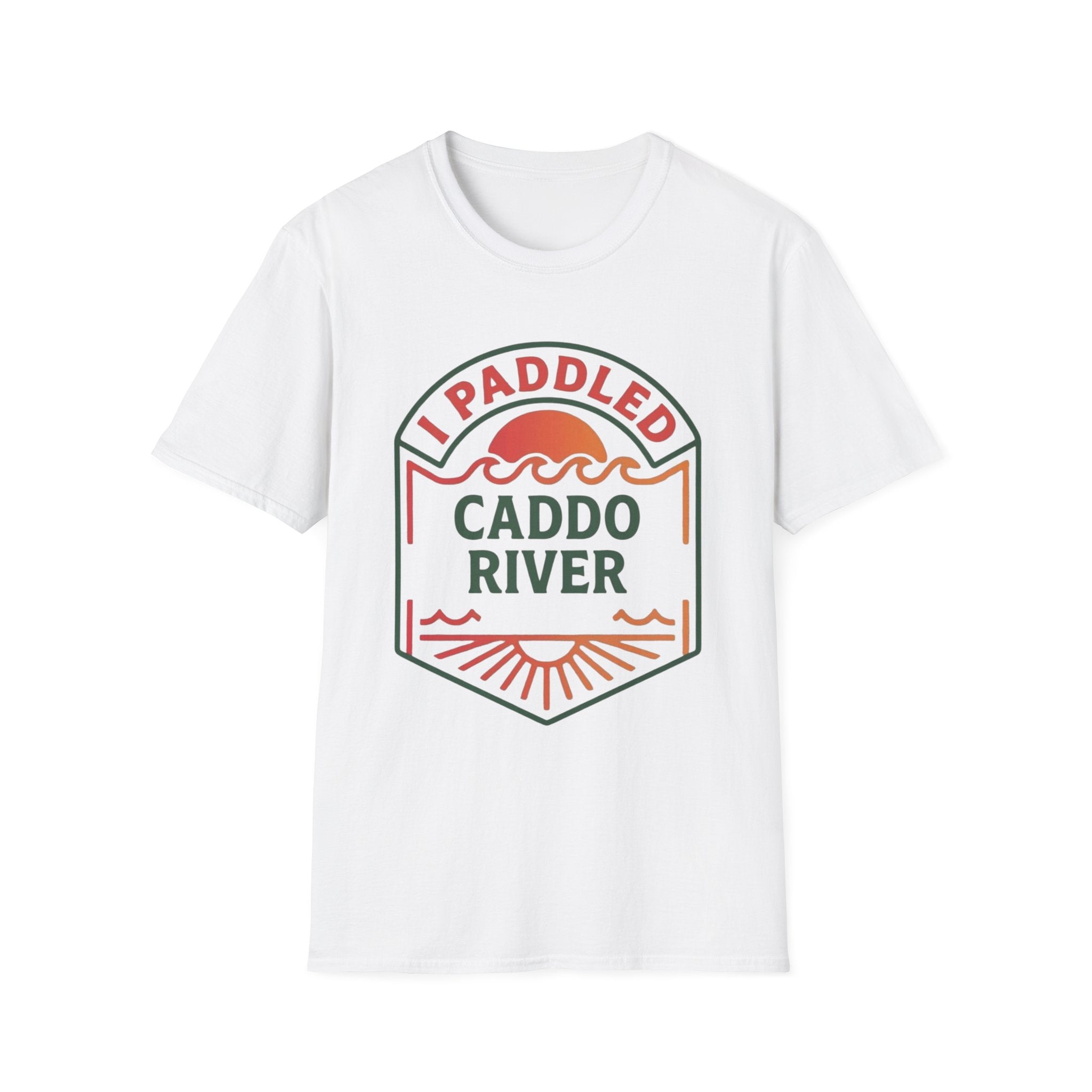 "I Paddled Caddo River" Unisex Softstyle T-Shirt