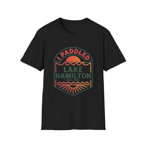 "I Paddled Lake Hamilton" Unisex Softstyle T-Shirt