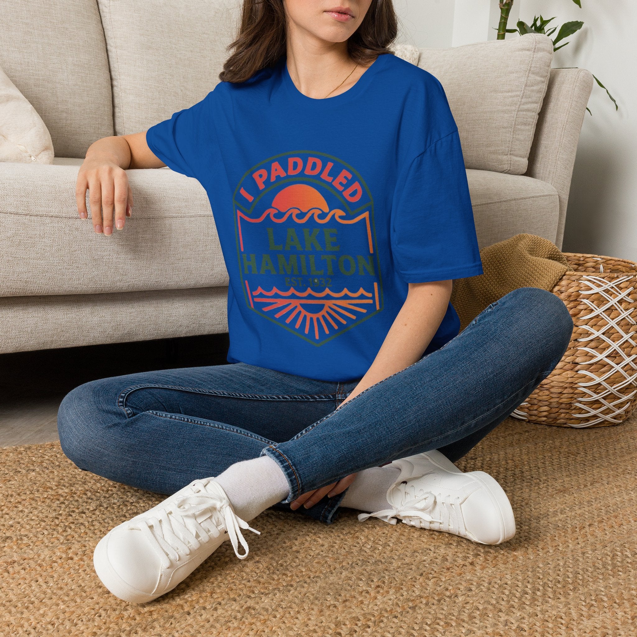 "I Paddled Lake Hamilton" Unisex Softstyle T-Shirt