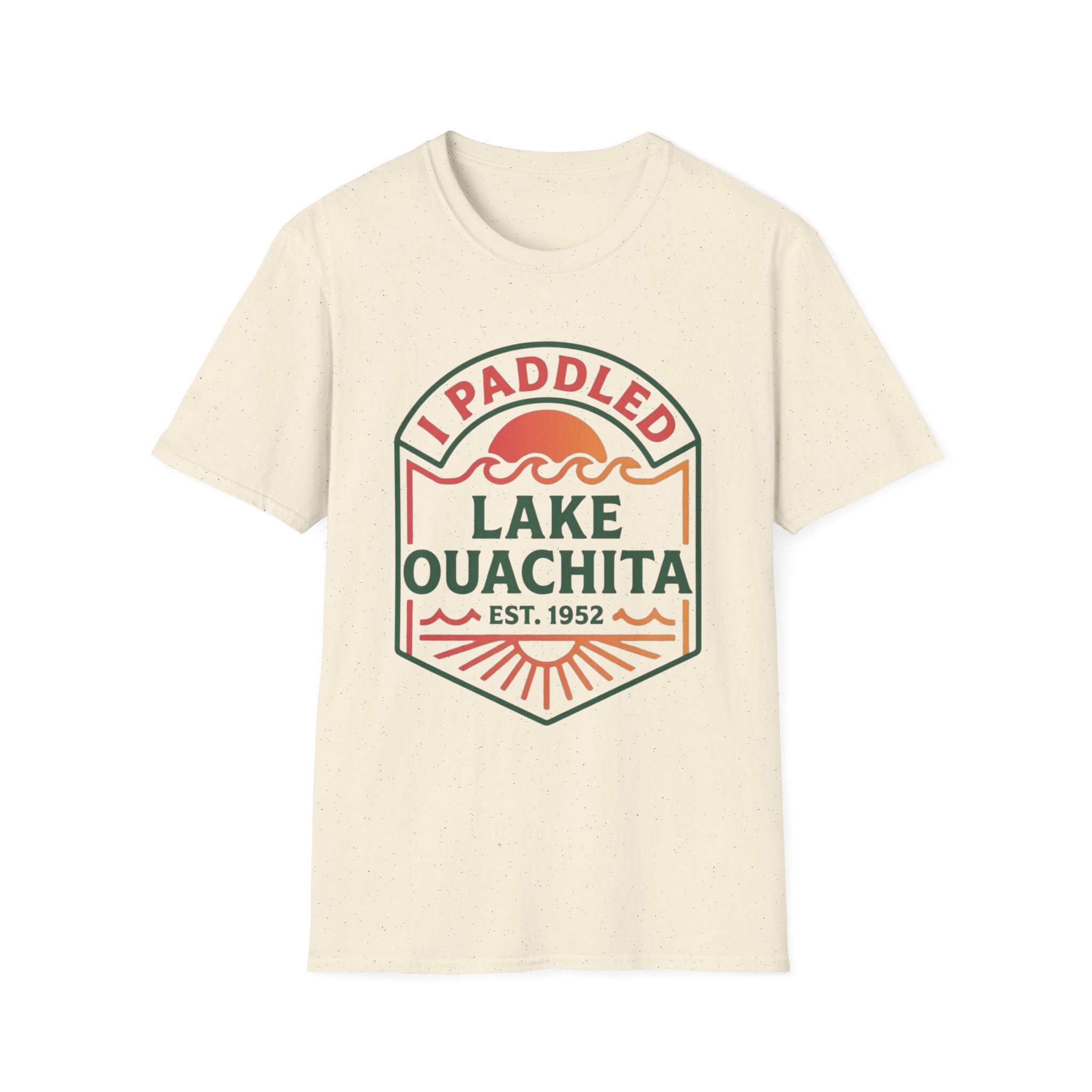 "I Paddled Lake Ouachita" Unisex Softstyle T-Shirt