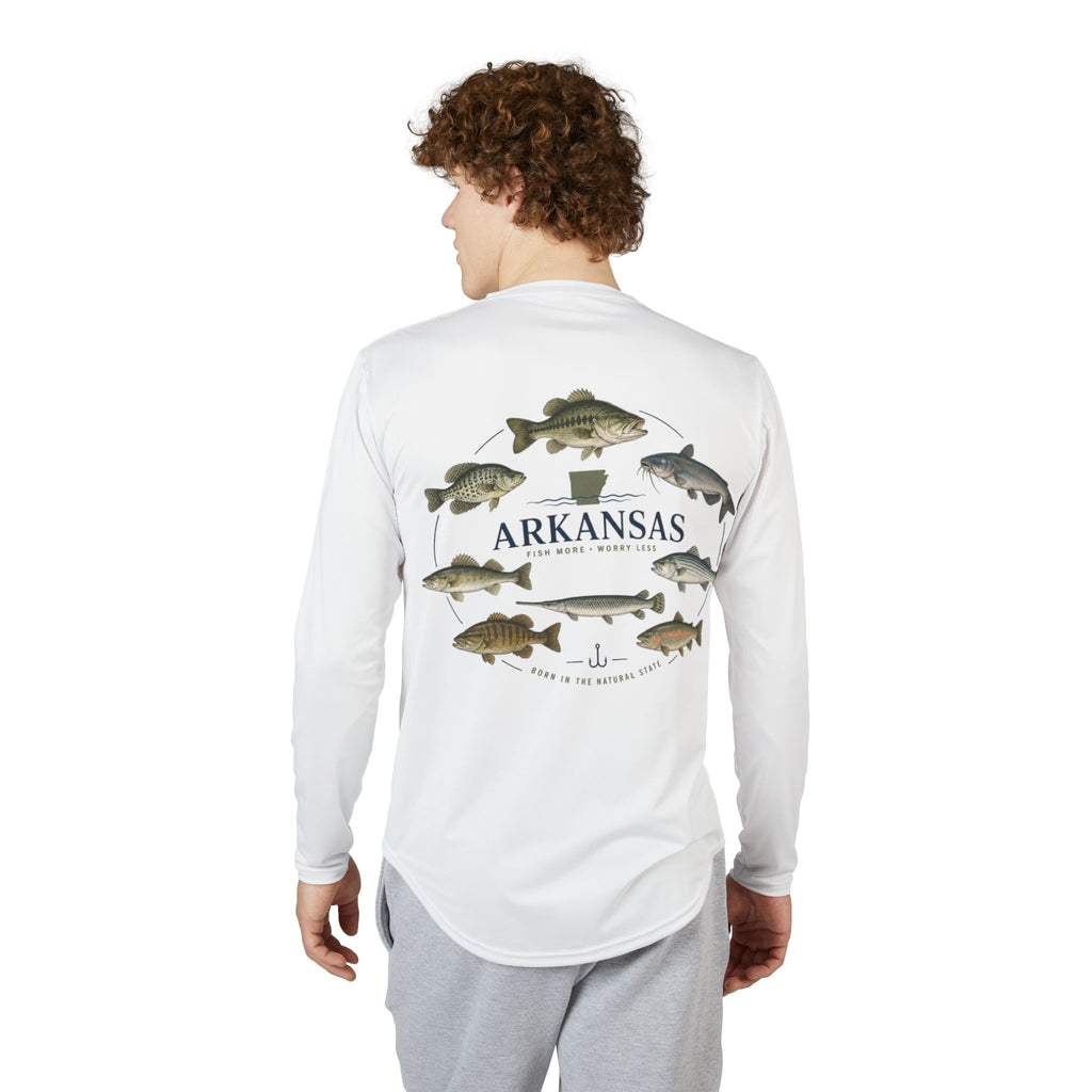 Men's Arkansas Fishing UV Protection Long Sleeve Shirt