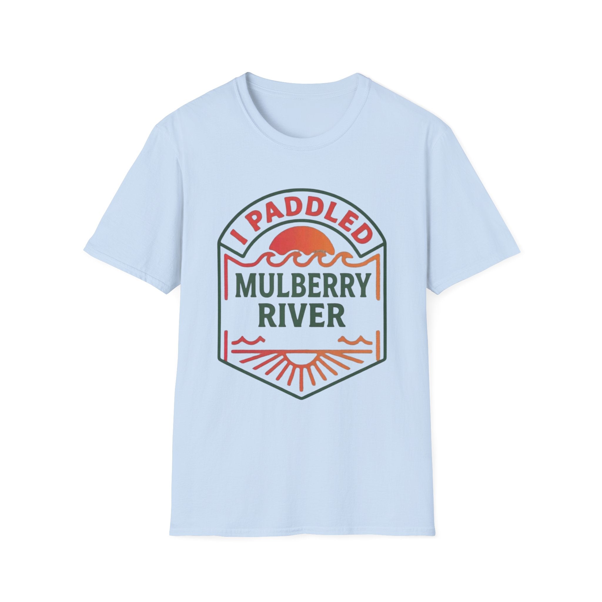 "I Paddled Mulberry River" Unisex Softstyle T-Shirt