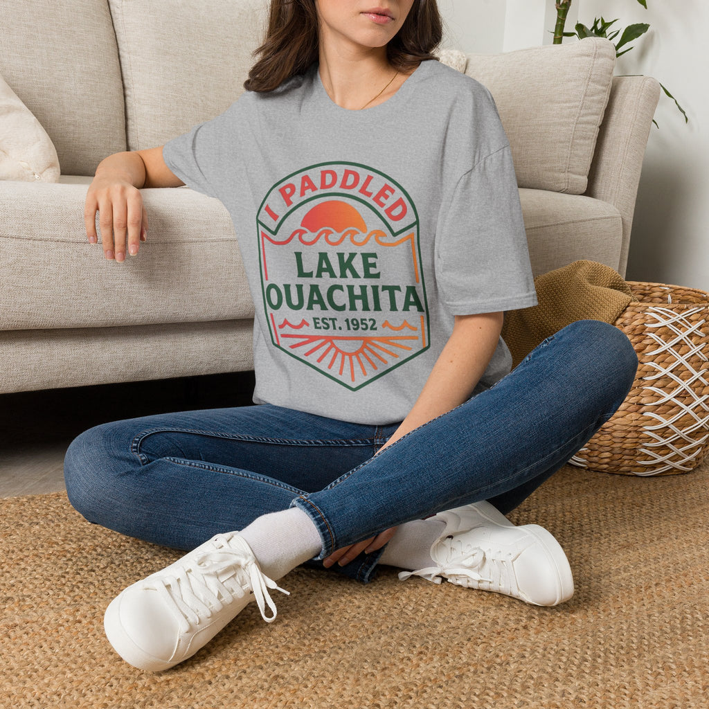 "I Paddled Lake Ouachita" Unisex Softstyle T-Shirt