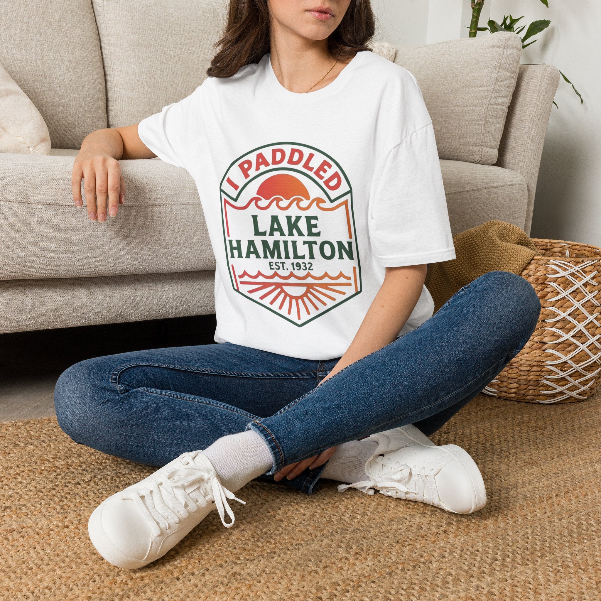 "I Paddled Lake Hamilton" Unisex Softstyle T-Shirt