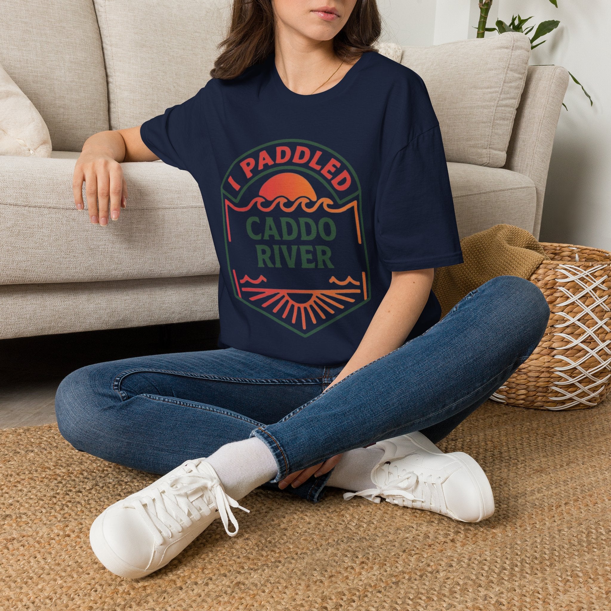 "I Paddled Caddo River" Unisex Softstyle T-Shirt